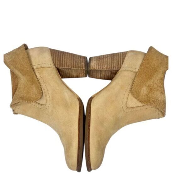 UGG Thames Foldover Sheepskin Suede Ankle Boots Chestnut Tan Size 8 - Picture 5 of 9